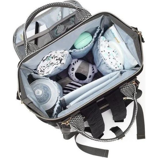 BABYONO Taška přebalovací/batoh Oslo Style černá