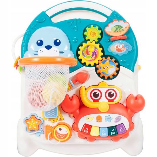 Haunger chodítko 2v1 s hracím stolečkem Active Table modré