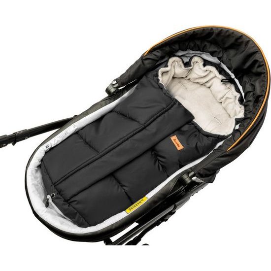 Sensillo Zimní fusak Combi Polar 3v1 černobéžový