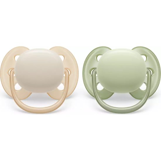 Silikonový dudlík Soft 0-6m kluk 2ks