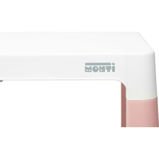 Dětský stůl Monti + 2 židle růžový