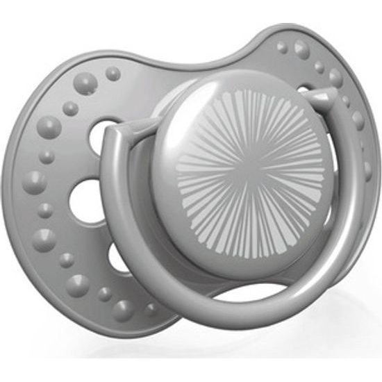 Lovi Silikonové dynamické dudlíky 3-6m, Harmony Boy - šedá