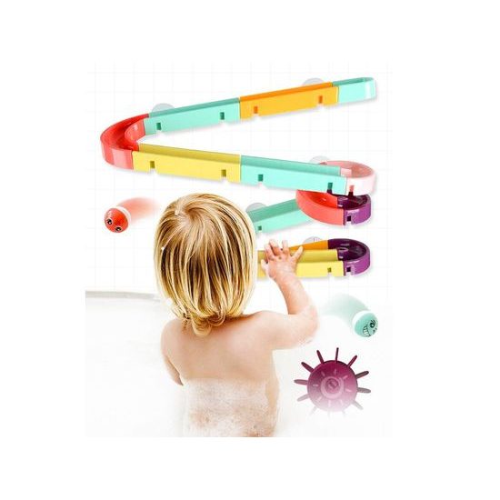 Dětská kuličková dráha do vany Kačenky 44 dílků