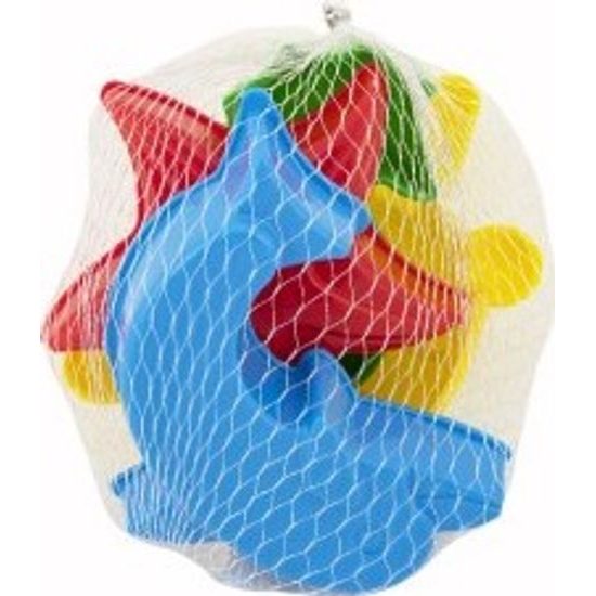 Formičky Bábovky na písek - mořská zvířátka 4 ks