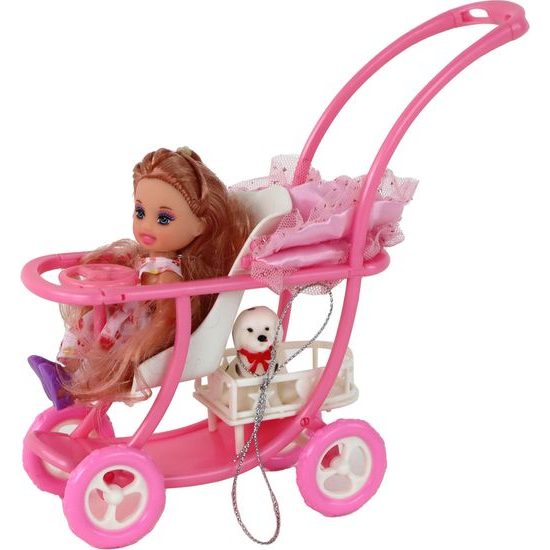 Těhotná panenka Lucy s dcerou a doplňky