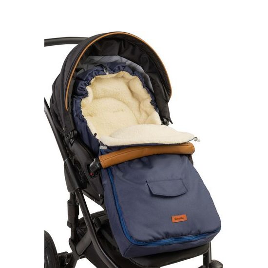 Vlněný zimní fusak Navy