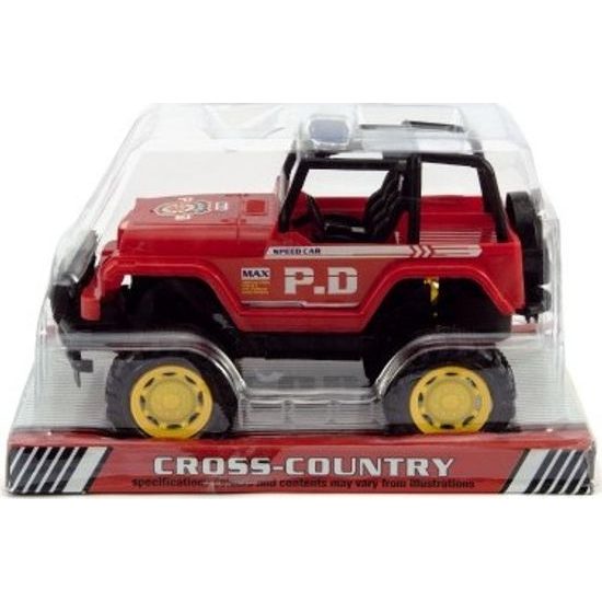 Policejní terénní auto - mix 2 barvy