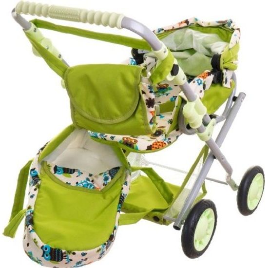 Kočárek Magda trojkombinace pro panenky - mix 2 barvy