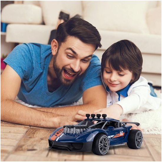 Závodní kovové auto na dálkové ovládání Fast Spirit 1:16