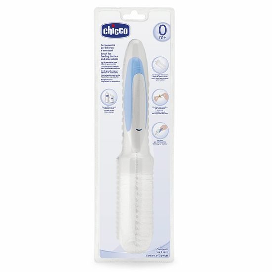 Chicco kartáče na láhve set bílá