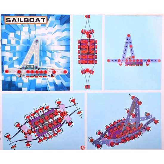 Konstrukční stavebnice s vrtačkou na baterie Junior Blocks 280 dílků