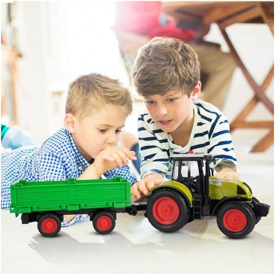 Dětský interaktivní traktor na setrvačník Farm Land