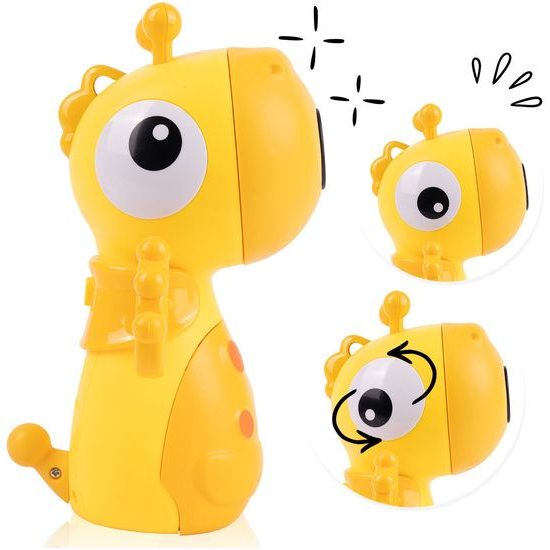 Bublifuk na baterie Žlutá žirafa