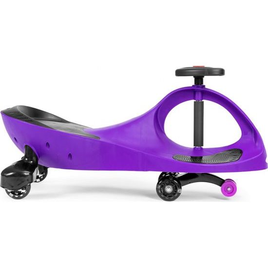 Ecotoys gravitační odrážedlo se svítícími koly Spinner - fialové