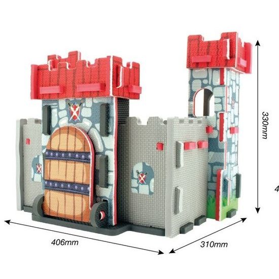 Majlo Toys pěnové puzzle Rytířský zámek 35 dílů