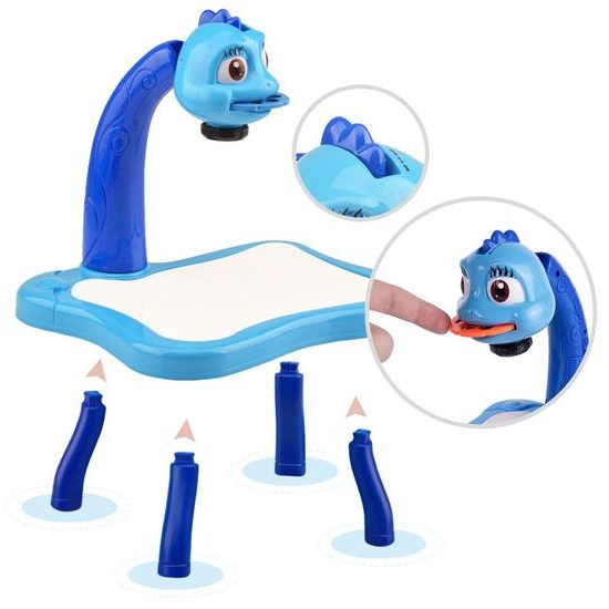 Projektor s kreslící tabulkou a 24 šablonami Dráček