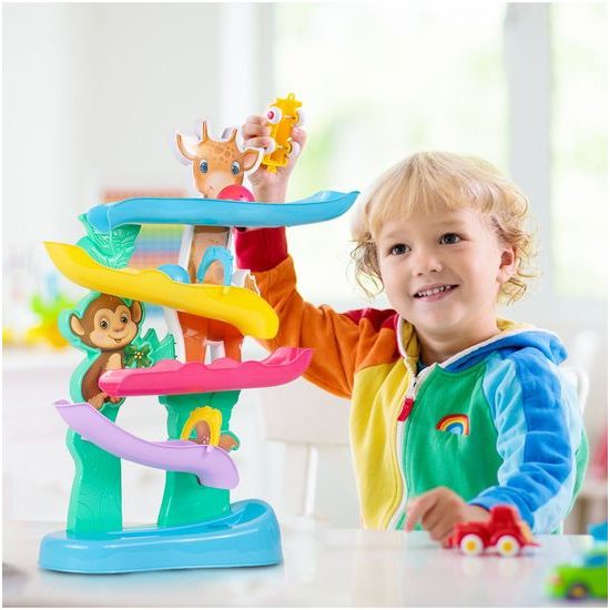 Dětská kuličková skluzavka na baterie Jungle