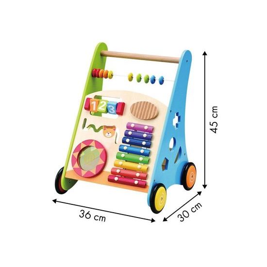 Ecotoys dřevěné edukační chodítko Abacus