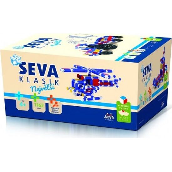 Největší Stavebnice SEVA KLASIK - 1162ks