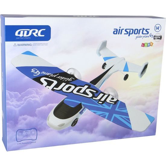 Letadlo na dálkové ovládání R/C 4D-G3 modrobílé