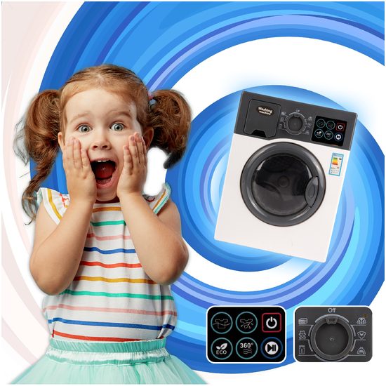 Dětská automatická pračka na baterie Washing Machine