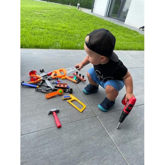 Sada dětského nářadí s vrtačkou na baterie Safety Tool