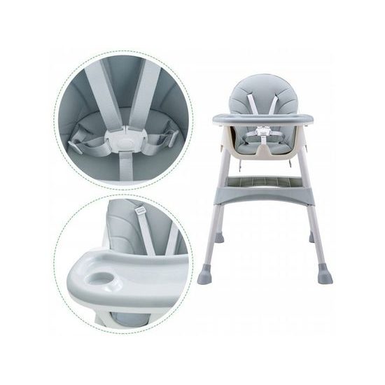 Ecotoys jídelní židlička 2v1 Azzure HC823