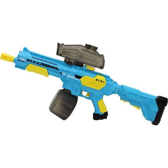 Automatická bezdrátová vodní puška M416, modrá