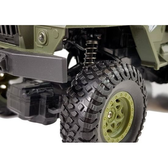 Nákladní auto 6x6 na dálkové ovládání Army Truck zelené 1:18
