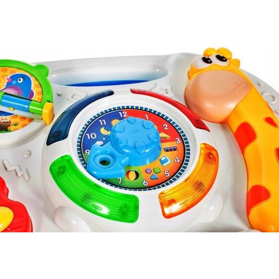 Edukačný stolček s piankom a zvukmi 2v1 Žirafa