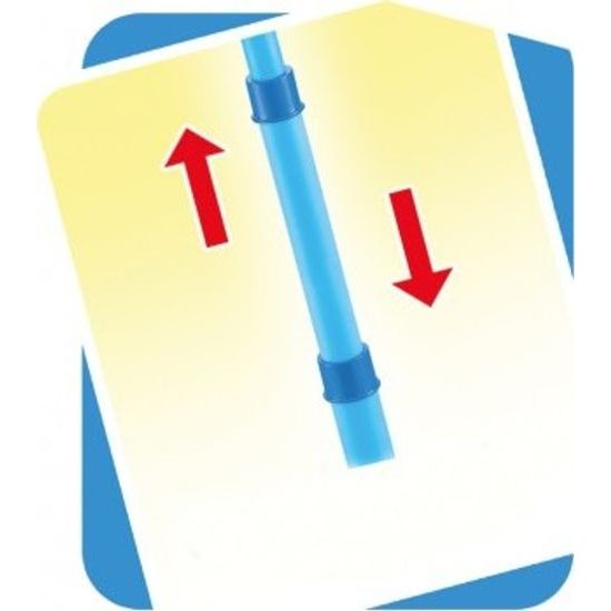 Modrý Mikrofon karaoke na baterie