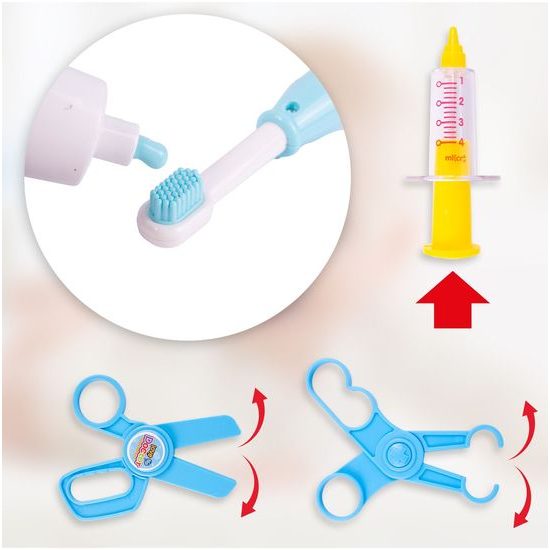 Rozkládací sanitka pro panenku s příslušenstvím Ambulance Car