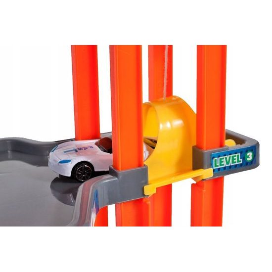 Parkovací garáž s výtahem a 2 autíčky Garage Playset