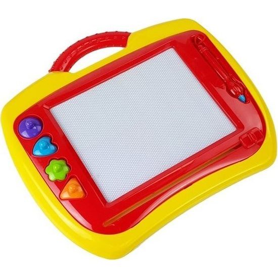 Magnetické kreslící tabulky 2 ks červeno-žluté