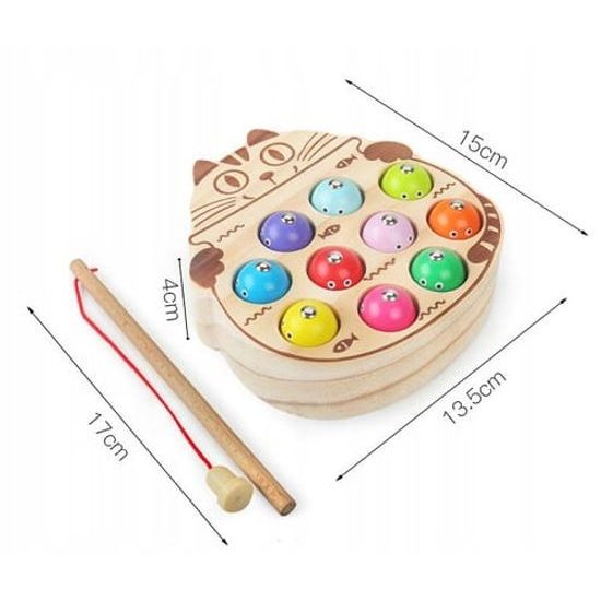 Doris dětská hra lovení rybiček na magnet Cat Fishing