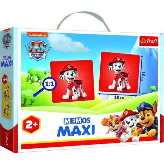 Pexeso Maxi - Tlapková patrola/Paw Patrol 24 kusů - společenská hra