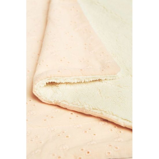 Vyšívaná plyšová deka 80x100 cm