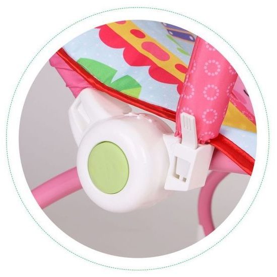 Ecotoys kojenecké lehátko 3v1 s vibracemi Baby Calm růžové