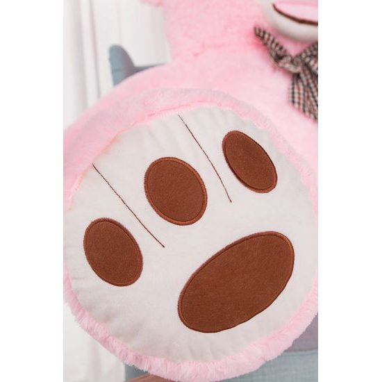 Plyšový medvěd Maty 190 cm XXL růžový
