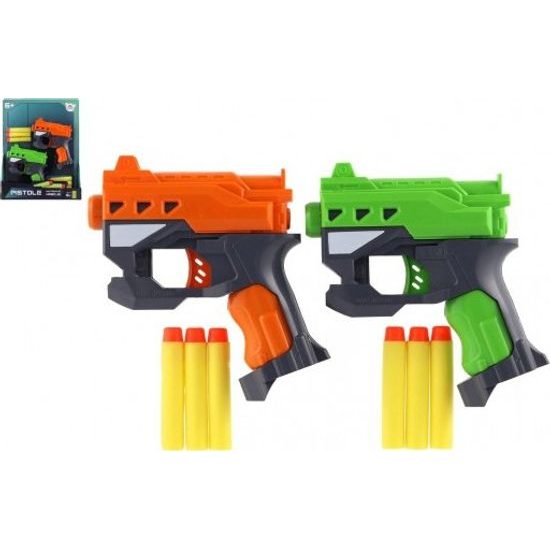 Pistole 2ks na pěnové náboje + 6ks nabojů