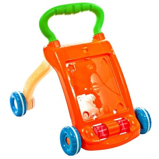 ROZBALENO Interaktivní chodítko s hracím panelem 2v1 Bunny Stroller