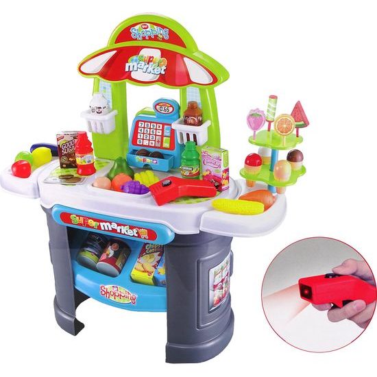 Dětský Supermarket Scanner + Potraviny