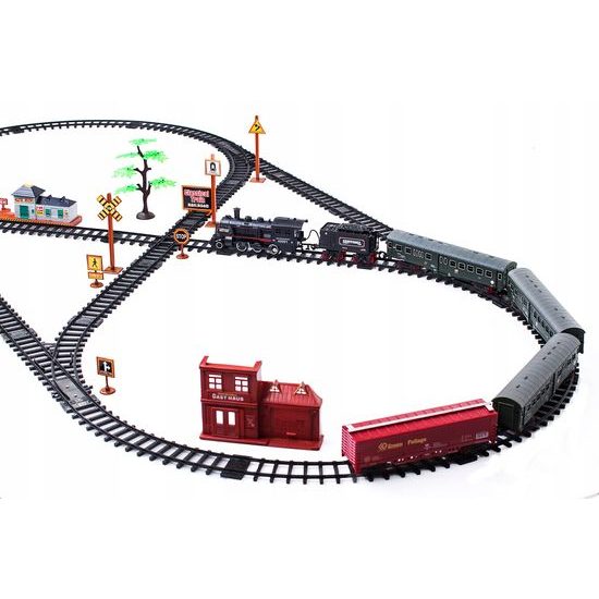 Doris vláčkodráha na baterie s kouřovými a světelnými efekty Rail King