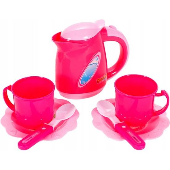 Ecotoys narozeninová sada Dort růžová 80 součástí