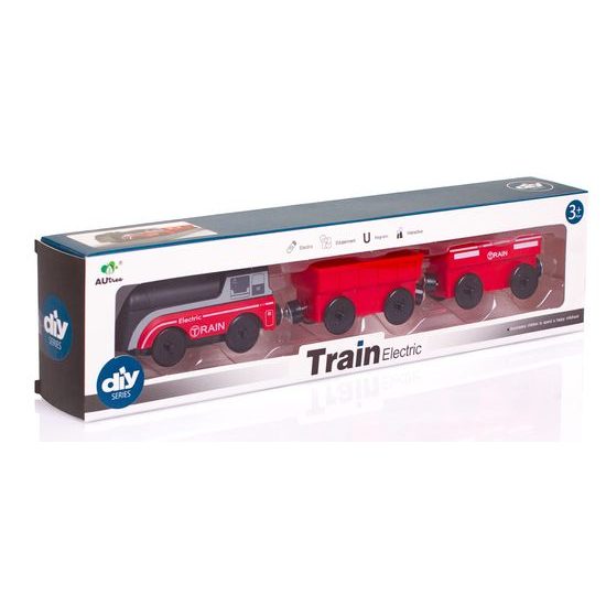 Doris lokomotiva na baterii se 2 vagóny DIY Train