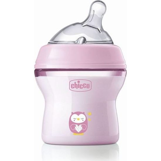 CHICCO Láhev kojenecká Natural Feeling 150ml, 0m+, Girl