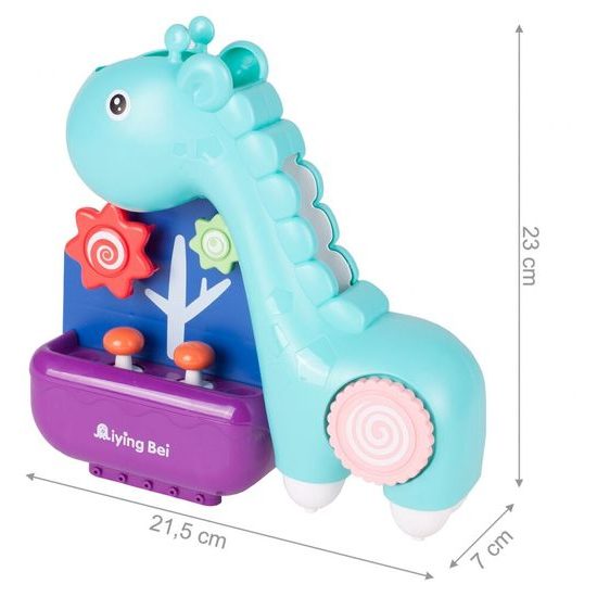 Fontánka do vany Žirafa modrá