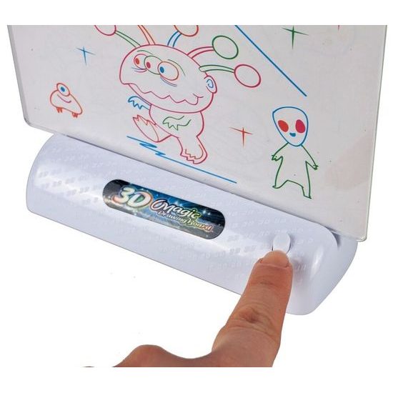 Kreslící LED tabulka s 3D brýlemi Magic Board