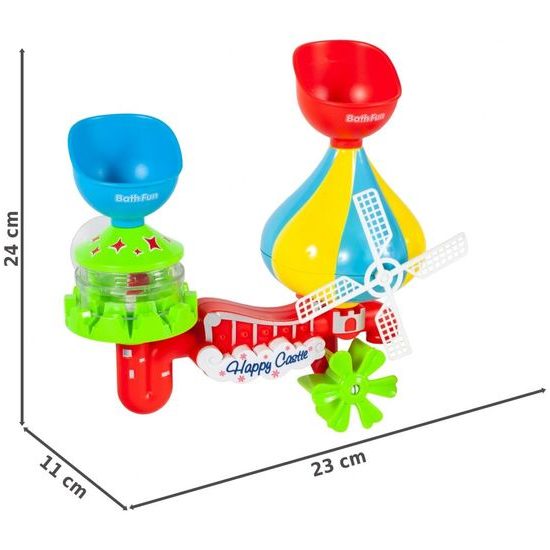 Vodní zámek s kolovrátkem pro děti do vany Happy Castle