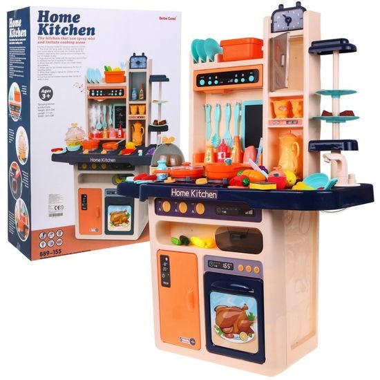 Doris dětská kuchyňka XXL se zvuky a tekoucí vodou-modrá